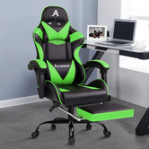 Hoxton Room Darius Faux Leather Gaming Chair with Lumbar Massage