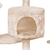 Hoxton Room 202cm Fir Wood &amp; Plush Cat Scratching Tree
