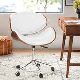 Hoxton Room Fabian PU Leather Office Chair