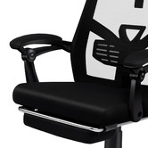 Hoxton Room Frost Mesh Office Chair with Footrest