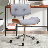 Hoxton Room Maguire Linen Office Chair