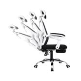 Hoxton Room Frost Mesh Office Chair with Footrest