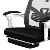 Hoxton Room Frost Mesh Office Chair with Footrest