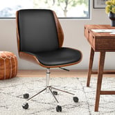 Hoxton Room Stevens PU Leather Office Chair