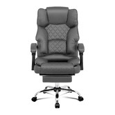 Hoxton Room Lauren PU Leather Executive Chair with Footrest