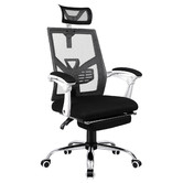 Hoxton Room Frost Mesh Office Chair with Footrest