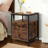 Hoxton Room Viktor 2 Drawer Bedside Table