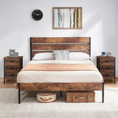 Hoxton Room Viktor 3 Drawer Bedside Table