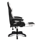 Hoxton Room Maximus LED Gaming Massage Office Chair with Footrest