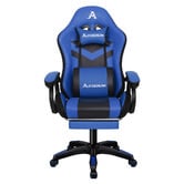Hoxton Room Maximus LED Gaming Massage Office Chair with Footrest