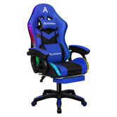 Hoxton Room Maximus LED Gaming Massage Office Chair with Footrest