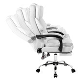 Hoxton Room Lauren PU Leather Executive Chair with Footrest