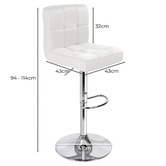 Hoxton Room Ralph Adjustable Barstools