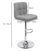 Hoxton Room Ralph Adjustable Barstools