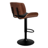 Hoxton Room Black Odette Adjustable Barstool