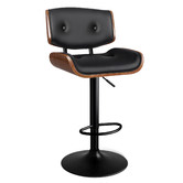 Hoxton Room Black Odette Adjustable Barstool
