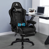 Hoxton Room Kostis Gaming Massage Office Chair with Footrest