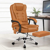 Hoxton Room Galini PU Leather Heated Massage Office Chair