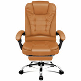Hoxton Room Galini PU Leather Heated Massage Office Chair
