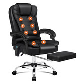 Hoxton Room Galini PU Leather Heated Massage Office Chair