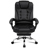 Hoxton Room Galini PU Leather Heated Massage Office Chair