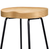 Hoxton Room 65cm Viggo Elm Wood Barstools