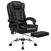 Hoxton Room Galini PU Leather Heated Massage Office Chair