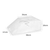 Hoxton Room White Bamboo &amp; Memory Foam Elevation Pillow