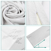 Hoxton Room White Bamboo &amp; Memory Foam Elevation Pillow