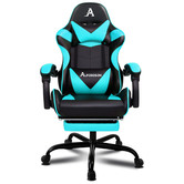 Hoxton Room Darius Faux Leather Gaming Chair with Lumbar Massage