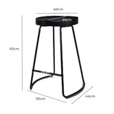 Hoxton Room 65cm Viggo Elm Wood Barstools