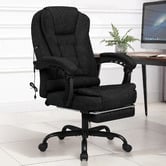 Hoxton Room Blaese Faux Linen Massage Executive Chair