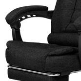 Hoxton Room Blaese Faux Linen Massage Executive Chair