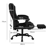 Hoxton Room Blaese Faux Linen Massage Executive Chair