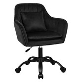 Hoxton Room Carrie Velvet Office Chair