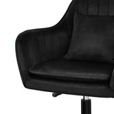 Hoxton Room Carrie Velvet Office Chair