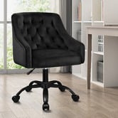 Hoxton Room Cassie Tufted Velvet Office Chair