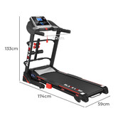 Hoxton Room Wellington 4HP Home Gym Electric Treadmill