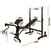 Hoxton Room Achilles 10-in-1 Weight Bench