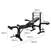 Hoxton Room Argus 8-in-1 Weight Bench