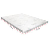 Hoxton Room 7 Zone Graphite Infused Cool Gel Memory Foam Mattress Topper