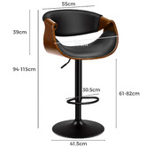 Hoxton Room Herman Adjustable Swivel Barstool