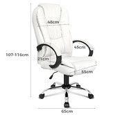 Hoxton Room Sanford Faux Leather Executive Chair