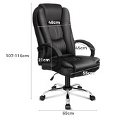 Hoxton Room Sanford Faux Leather Executive Chair