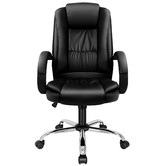 Hoxton Room Sanford Faux Leather Executive Chair