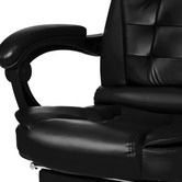 Hoxton Room Lincoln Faux Leather Massage Executive Chair with Footrest