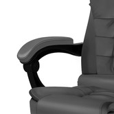 Hoxton Room Lincoln Faux Leather Massage Executive Chair with Footrest