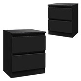Hoxton Room Sabrina 2 Drawer Bedside Tables