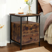 Hoxton Room Viktor 2 Drawer Bedside Tables