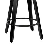 Hoxton Room 65cm Davian Faux Leather Swivel Bar Stools
